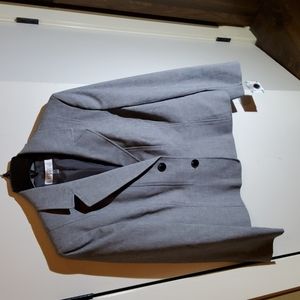 Ladies Kasper Gray-black Blazer, size 16, NWT